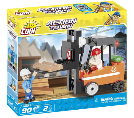 Action Town Forklift 90 bricks 1668