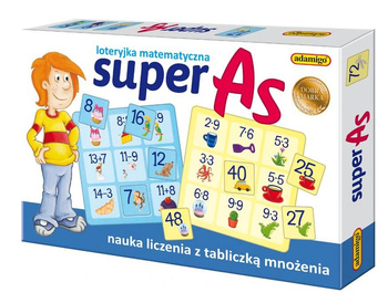 Super As - math lottery for children 01750