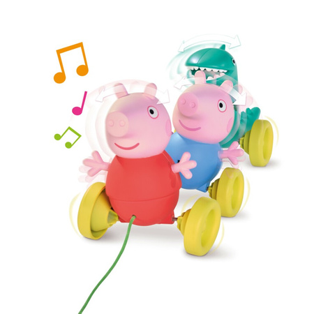 Jouet à tirer familial Peppa Pig E73527