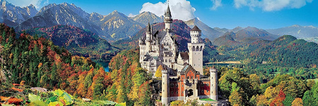 Puzzle 1000 Panorama Château de Neuschwanstein 39438