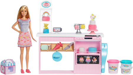 Coffret Barbie Atelier de Pâtisserie + poupée GFP59