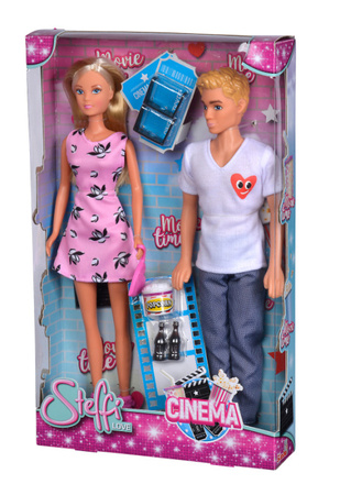 Steffi and Kevin on a date at the doll cinema 573-3435