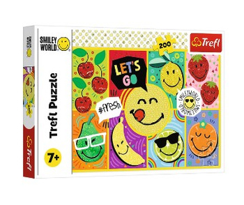 Trefl puzzle 200 pièces Smiley joyeux 13297