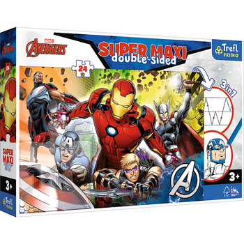 Trefl Puzzle 24 SuperMaxi Silni Avengers Marvel 41007