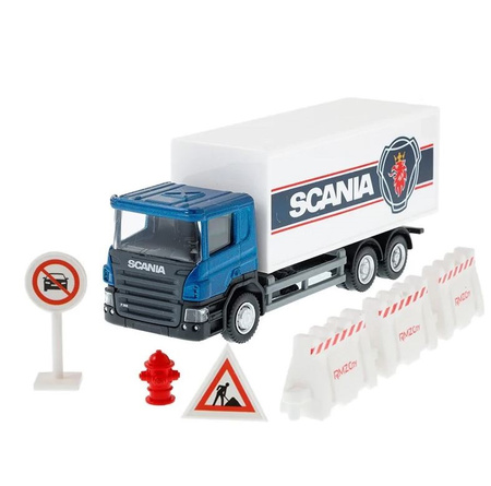 DAFFI Modèle RMZ City Scania Solo + accessoires K-3.55 13558 - Voiture de collection