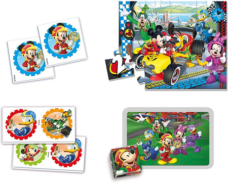 Educational 4in1 Set of Mickey and the Smart Racers 13760