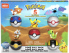 MATTEL MEGA CONSTRUX Pokémon Poke Ball 5-pack GHP85 - Ensemble de blocs