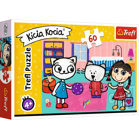 Puzzle 60 Kicia Kocia with friends 17343