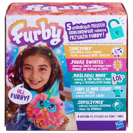 FURBY coral interactive mascot F6744