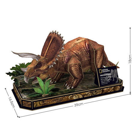 Puzzle 3D Tricératops DANTE Cubic Fun DS1052 10526