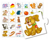 Educational puzzle Animals and treats 06519